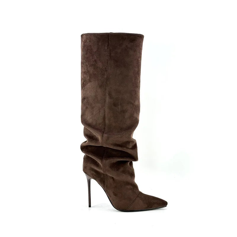 Walking With Purpose!  Folding High Barrel Boot Heels