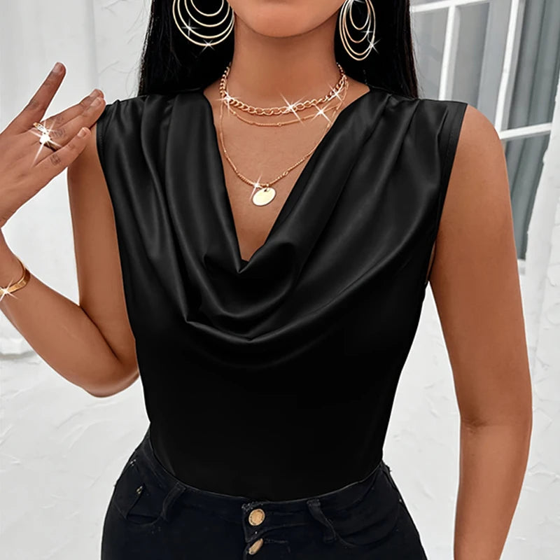 Spoil Her  Silk-Like Satin Camisole Top