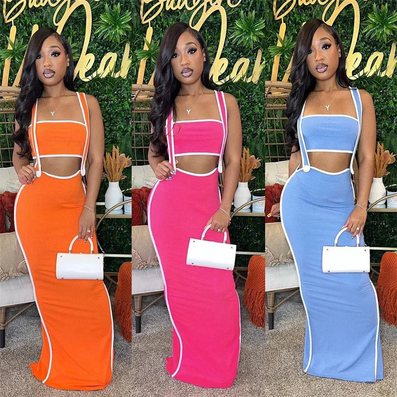 It's Giving.. Baddie! Bodycon Overall Dress