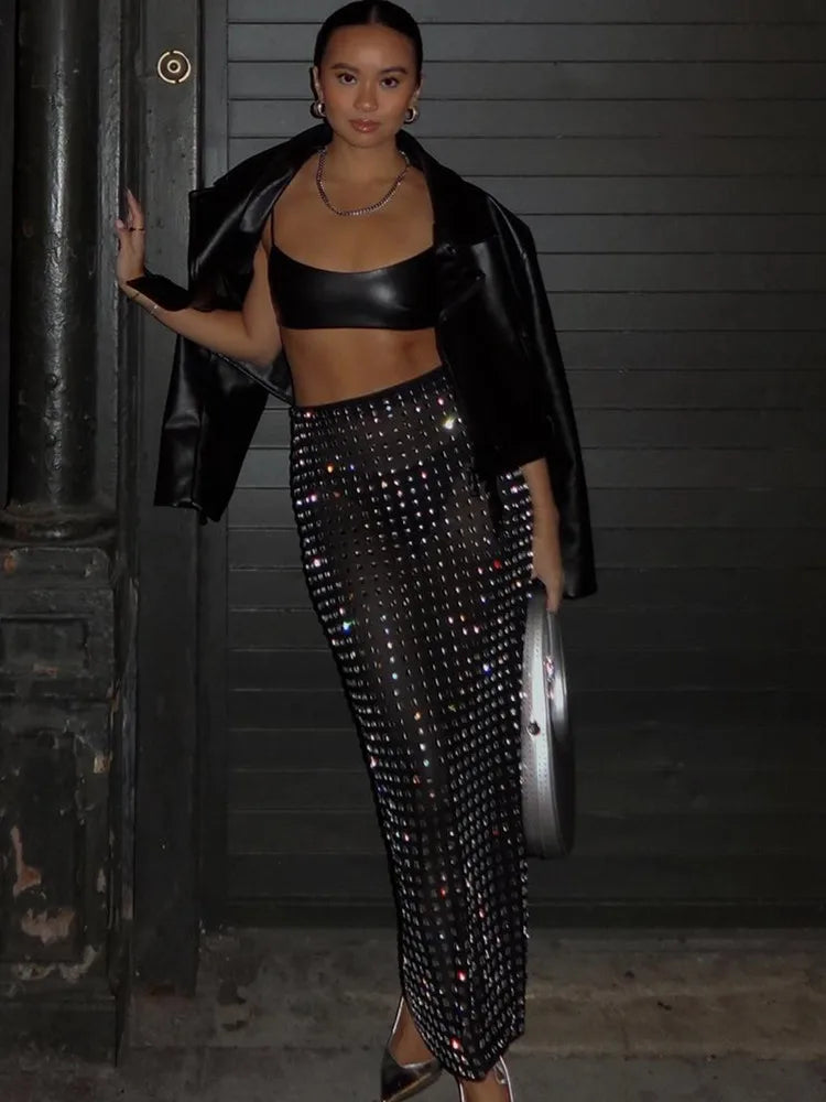 G.L.A.M.O.R.O.U.S  Midi Bodycon Skirt