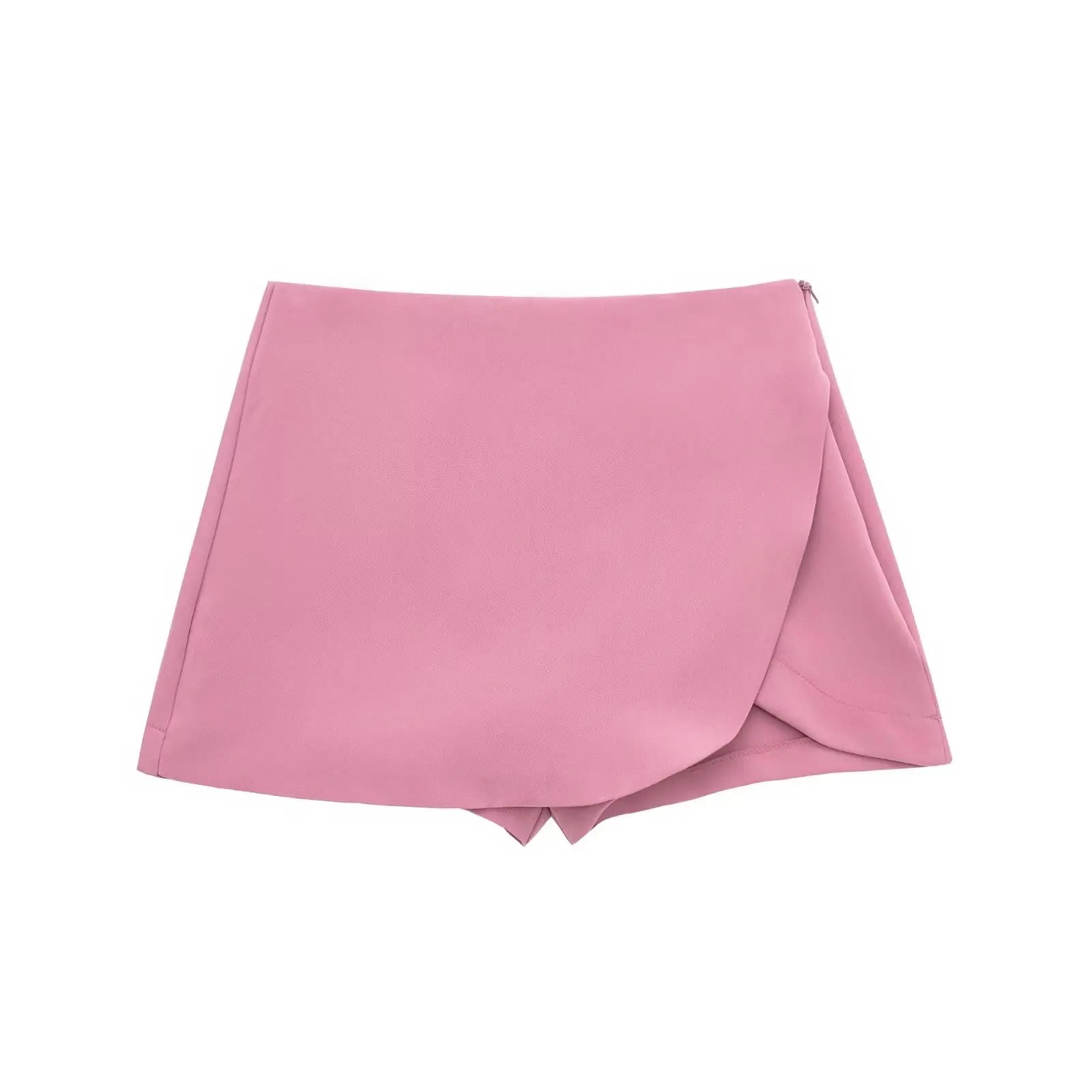 Skort Girl!  Asymmetric Skirt Style Short Bottoms